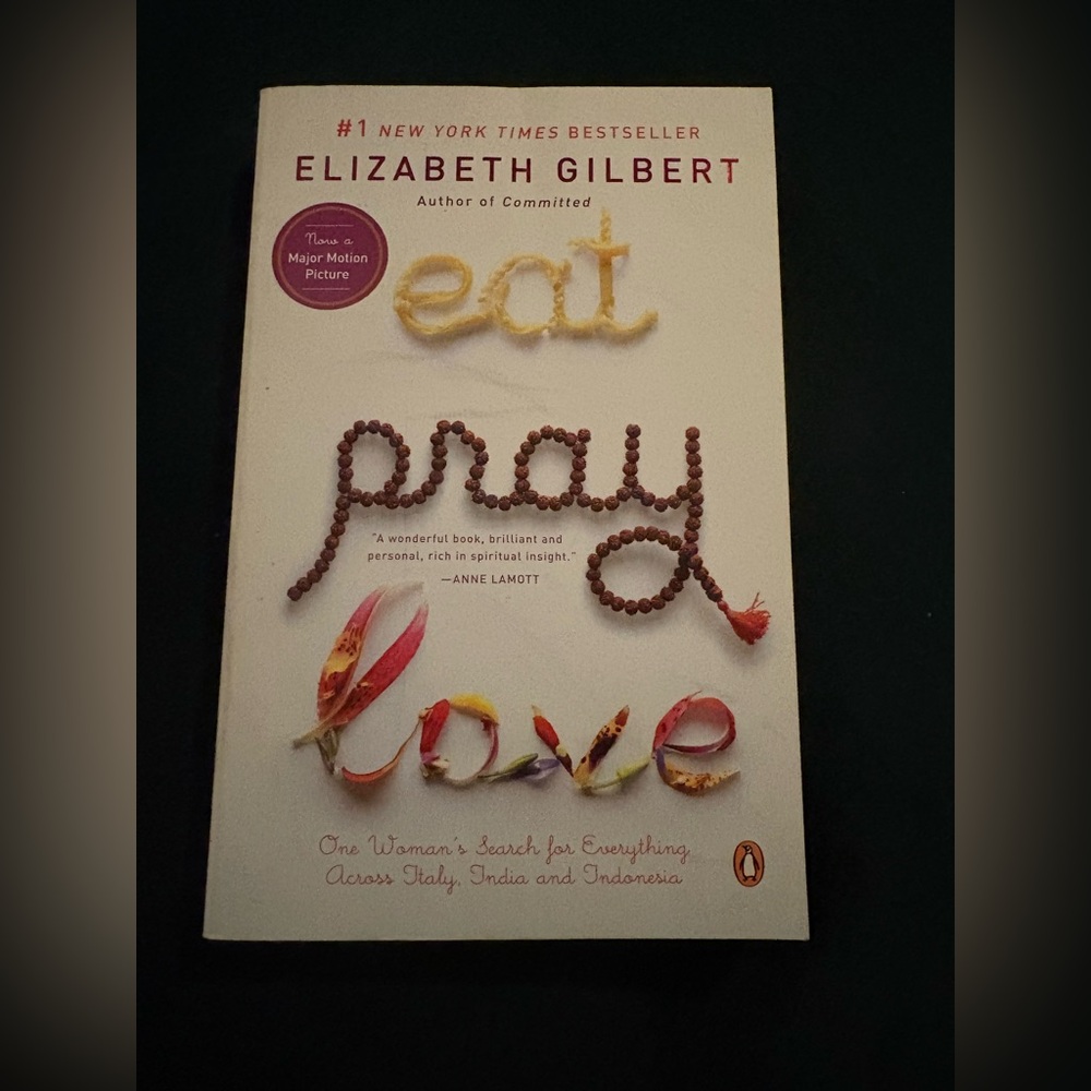✨ 5/$20 📚 Sale!! – Eat Pray Love by Elizabeth Gilbert